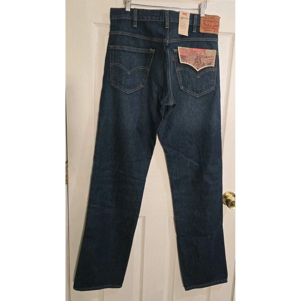 Levi's Western Fit Jeans 33x36 Mens Sits at Waist Regular Fit Through Thigh